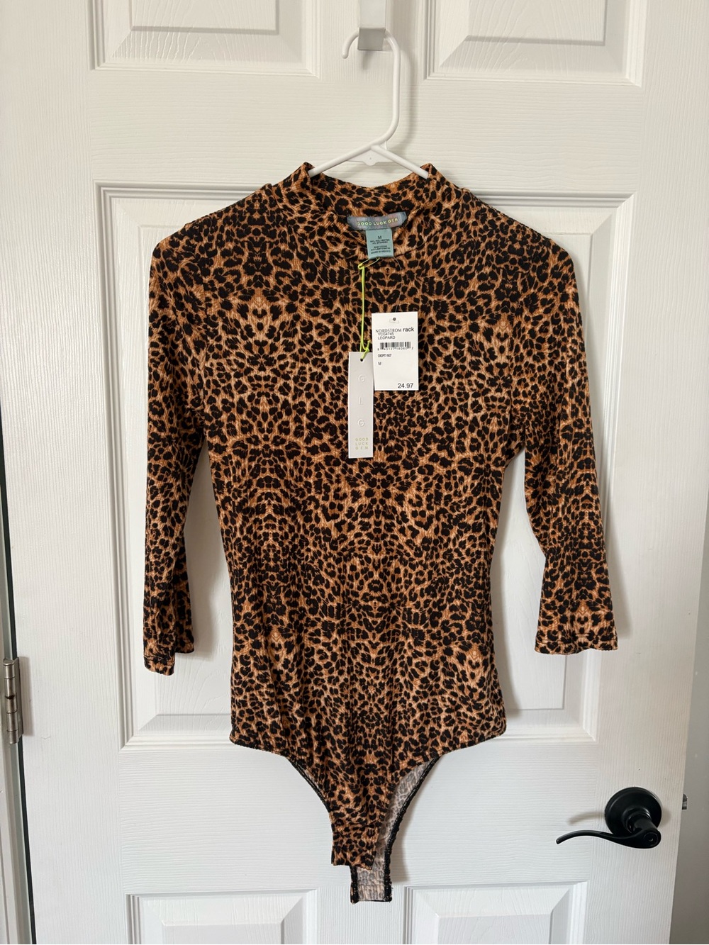 Good Luck Gem Leopard Print - Brown and Black